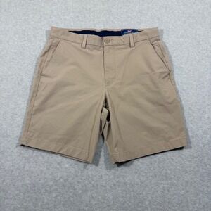Vineyard Vines Performance Shorts Mens 32 Khaki Excellent Stretch Golf Chino
